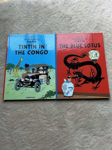 Tintin hardbacks rare - tintin,