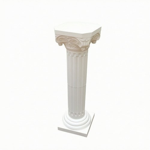 Roman column with fluted - fluted, shaft