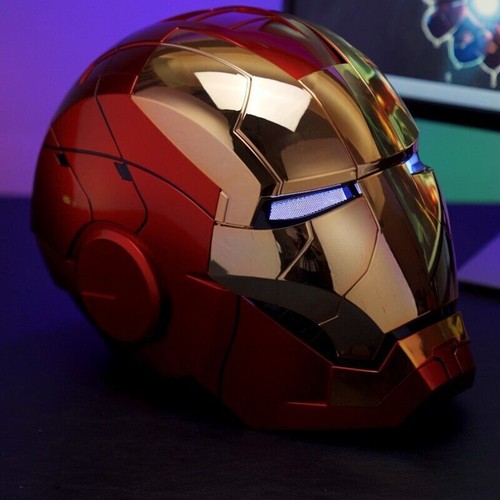 Autoking iron man mk5 helmet - iron,