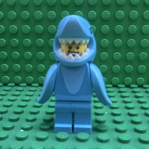 Lego shark suit guy minifigure - shark,