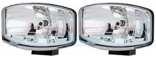 2x HELLA JUMBO 320FF OVAL/RECTANGULAR DRIVING SPOTLIGHTS SPOTLAMPS + SIDELIGHT