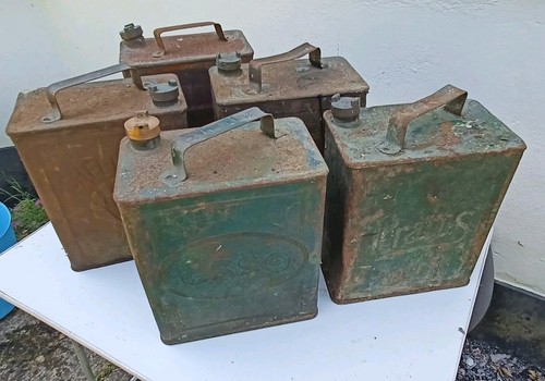 Vintage petrol cans 2 - ,