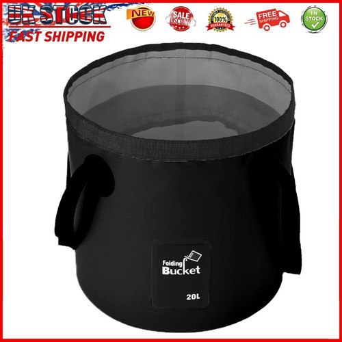 Folding water bucket - folding, portable