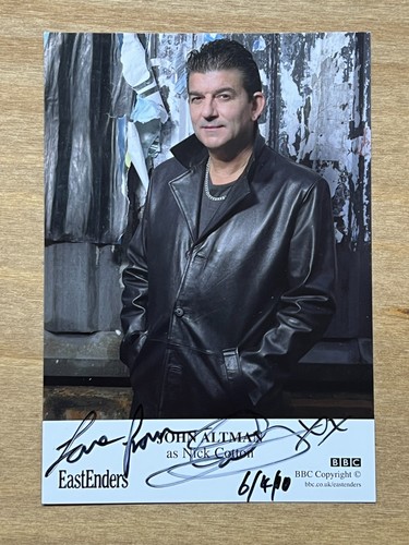 Hand signed eastenders cast - hand,