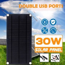 30W 12V Portable Solar Panel
