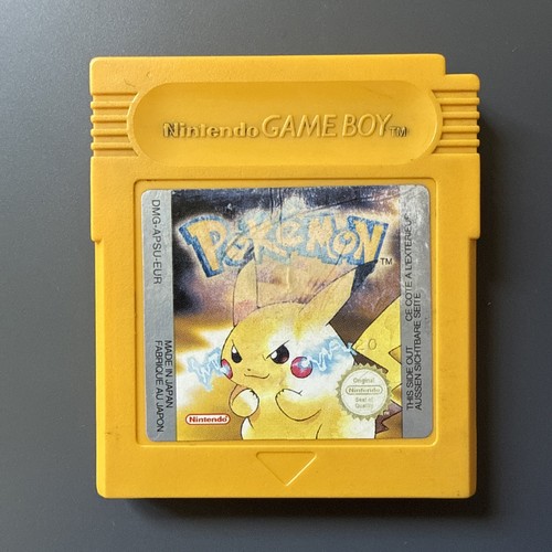 Pokémon yellow gameboy - pokémon,