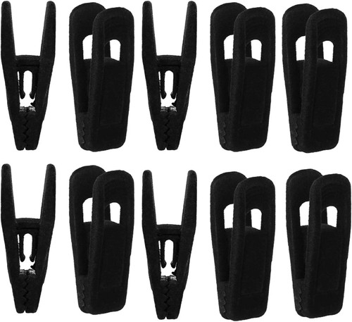 Non slip flocked - non, clips