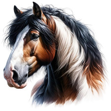 Gypsy Shire Horse Vinyl
