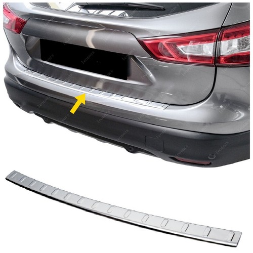 Chrome rear bumper protector - rear,