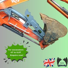 Hydraulic digger excavator log