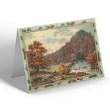 CHRISTMAS CARD Vintage Ireland - Vale of Avondale, County Wicklow