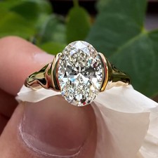 3.4CT Oval Cut Moissanite
