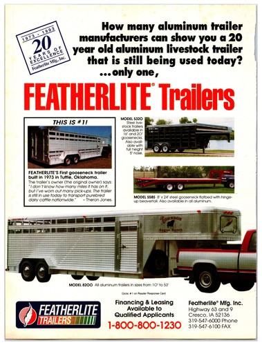 1993 featherlite cattle - 1993,