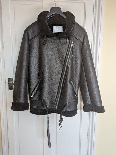 Zara black faux leather - faux,