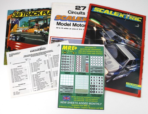 Scalextric catalogues - x,