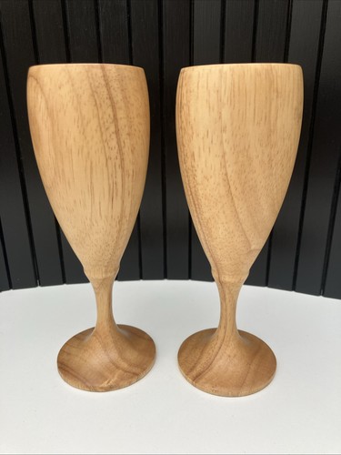 Mid century hand turned - 2x,