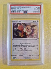 2020 Pokemon Eevee SWSH042 Cosmos Holo Black Star Promo  PSA 10
