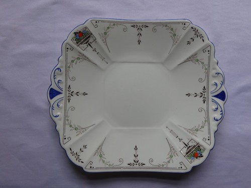 Shelley art deco bowl fruit - art,