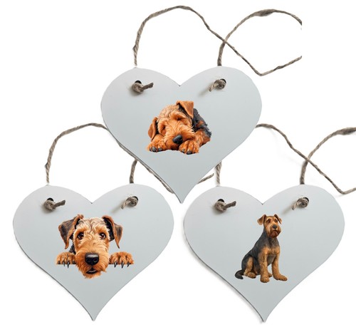 Airedale terrier hanging - airedale,