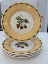 4 x Churchill Somerset Fruit Salad Plates 20 cm, made in England