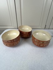 6 x Denby Fire Chilli Stripe