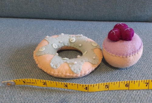 Fake cake donut and - fake, a