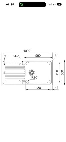 Franke kitchen sink inset - sink, 1