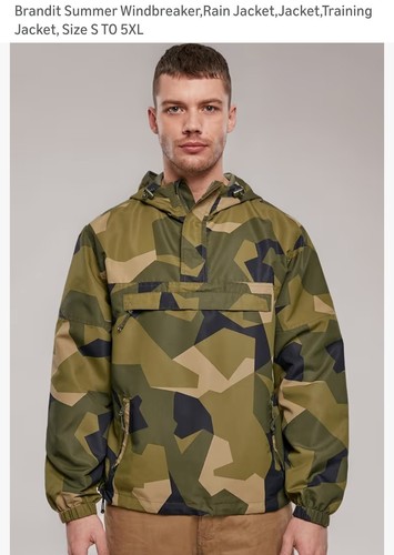 Brandit swedish camo hooded - swedish,