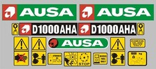 Decal Sticker set for AUSA D1000AHA 1000kg DUMPER