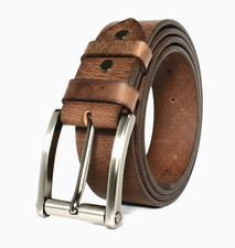Real Leather Mens Belt Genuine