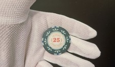 James Bond 007 50th Anniversary Poker Chips – Set of 5X $25 Green/Grey.