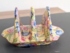 Royal Winton Grimwades sweet pea toast rack 1930-1939