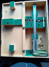 VIS Vernier Height Gauge With Magnifier in Original Wooden Box - 300mm / 12inch