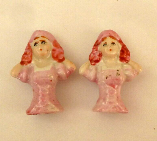 Half china doll pincushion - china, doll.