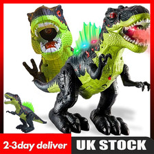 Electric Dinosaur Toy Large T-Rex Walking Roaring Dinosaur Sound Kids Gifts UK