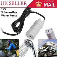 12V Submersible Water Pump For Camper Caravan Motorhome High Flow Whale Pump New