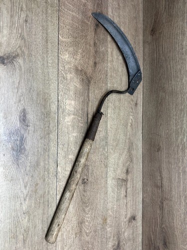 Vintage grass hook curved - vintage,