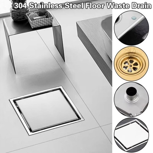 Square floor waste drain - square,