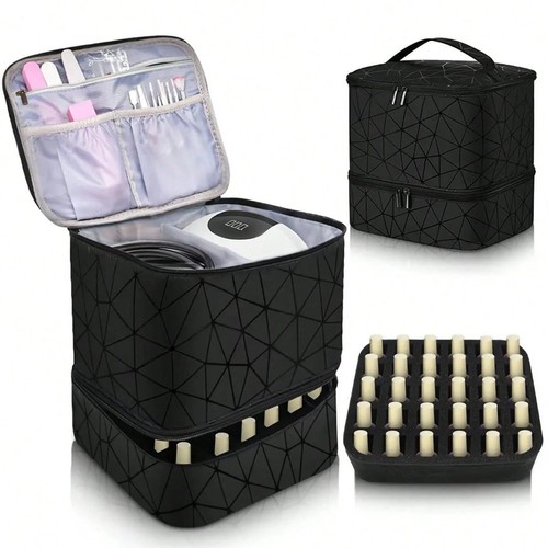 Nail polish storage makeup bag - nail,