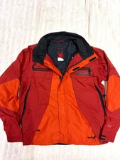 spyder ski jacket mens orange