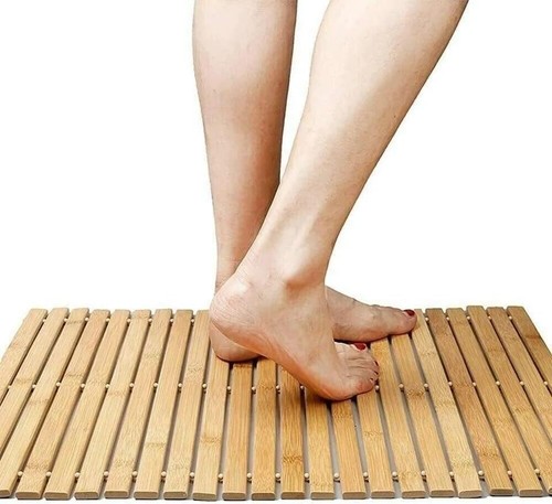 Bamboo roll bath duckboard - bamboo,