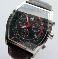 Alfa Romeo Racing Sport Aviator Car Alfisti Accessory Swiss Chronograph Watch