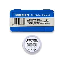 Presto M10 TAPS DIE M10 x 1.5