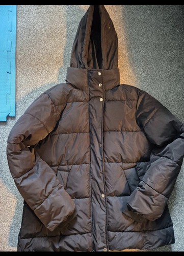 Zara womens black puffer - zara,