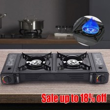 Double Dual Burner Gas Stove