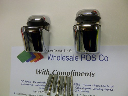 Shelf fixing brackets chrome - fixing,