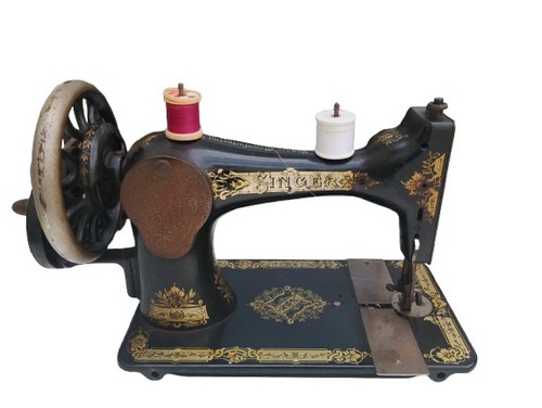 Vintage singer hand crank - vintage,
