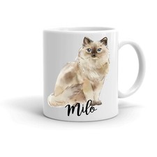 Personalised Ragdoll Cat 11oz Mug Christmas / Birthday / Secret Santa