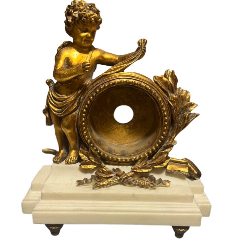 Gilt mantel clock ormulo - clock,