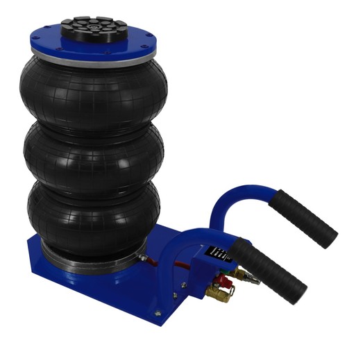 Pneumatic triple air - bag, jack